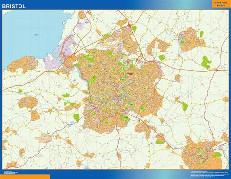 bristol vector map | Order and download bristol vector map