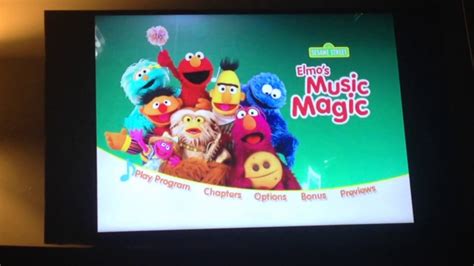 Sesame Street Elmo's Music Magic menu walkthrough - YouTube