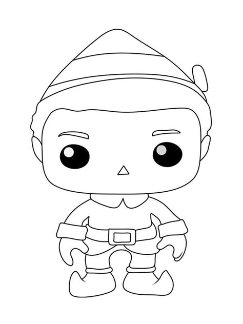 Buddy the Elf coloring page - Free printable