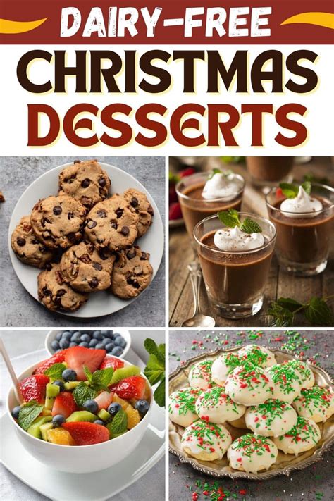 30 Best Dairy-Free Christmas Desserts - Insanely Good