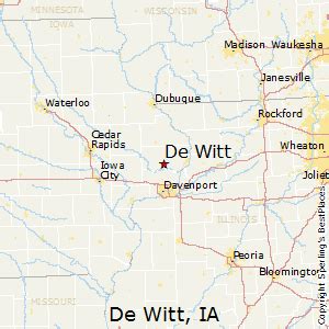 Map Of Dewitt Iowa