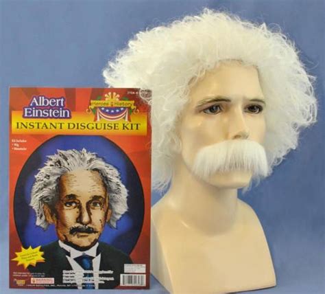 Einstein Scientist Costume Kit includes Wig and Moustache. Great for | Scientist costume ...