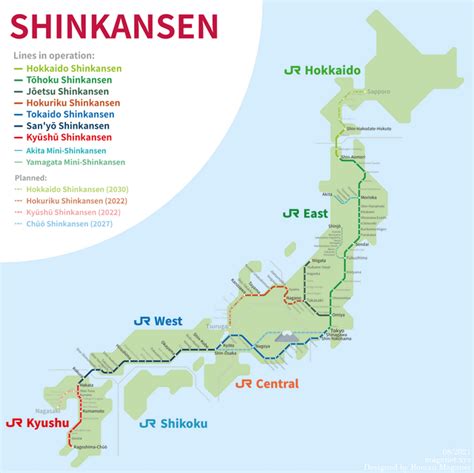 The Shinkansen map (English/Japanese) and map of proposed Shinkansen lines : r/TransitDiagrams