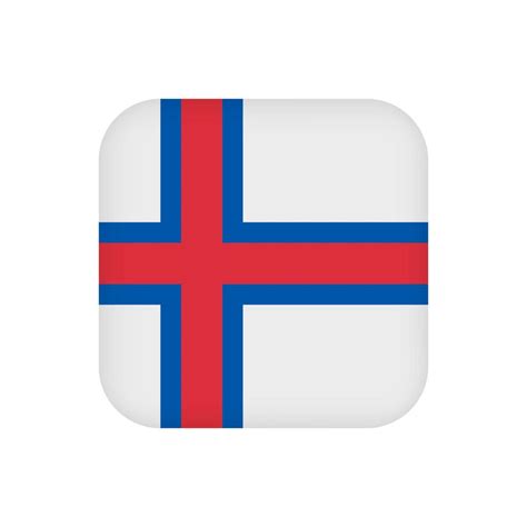 Faroe Islands flag, official colors. Vector illustration. 10420869 ...