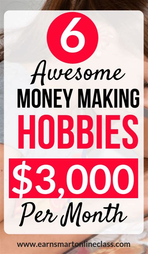 15 Hobbies That Make Money In 2020 - Earn Smart Online Class | Hobbies ...