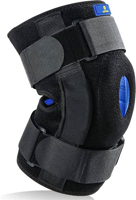 Amazon.com: ABYON [UPGRADE Hinged Knee Brace, Open Patella with ...