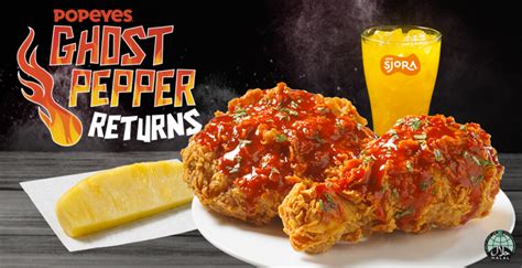 Popeyes' Ghost Pepper Chicken Returns with Daily $4.80 Takeaway Deals (Till 30 June)