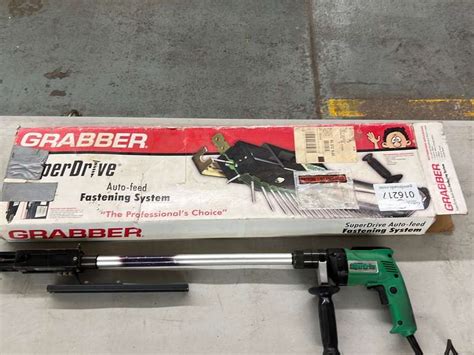 Grabber SuperDrive 75 Auto-Feed Fastening System - Gavel Roads Online Auctions