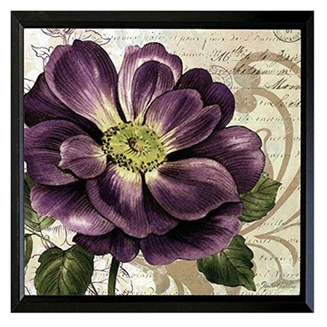 buyartforless Study In Purple I Framed Wall Art | Cuadro de flores ...