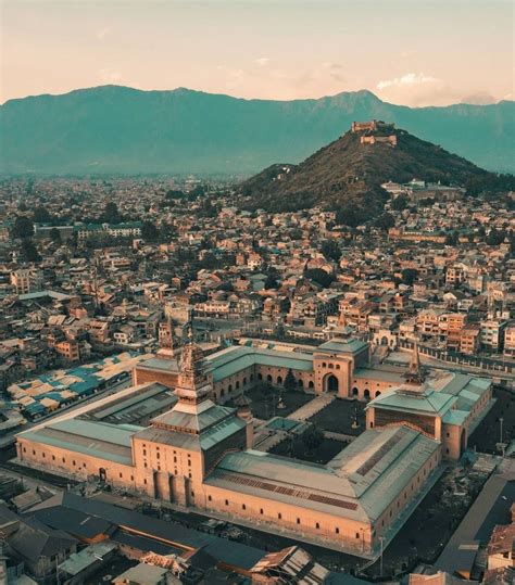 Aerial view of the old city downtown Srinagar - The Better Kashmir ...