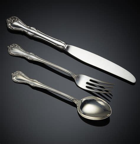 Reed & Barton Sterling Flatware, Rose Cascade Pattern | Witherell's Auction House