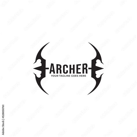 Archery logo design, Archer logo, clean and minimalist logo, sports ...