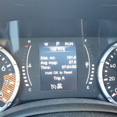 Gas Mileage Since Fill-up | Jeep Renegade Forum