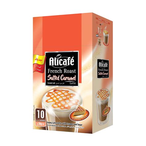 Alicafe French Roast Salted Caramel 10 x 20 g Online at Best Price | Coffee | Lulu UAE price in ...