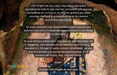 Oración a la Virgen de las Lajas ¡MUY PODEROSA! | Mi Biblia