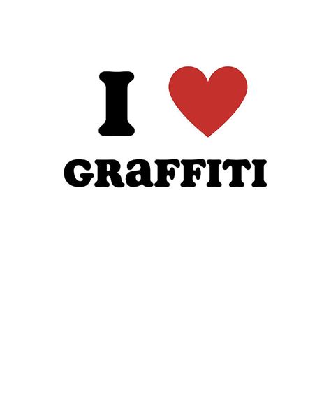 I Love Graffiti Poster boy Painting by Nathan Williams - Fine Art America