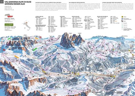 Val Gardena Piste Map 2019 - Ski Europe - winter ski vacation deals in Andorra, Austria, France ...