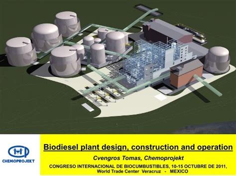 Biodiesel plant design, construction and operation