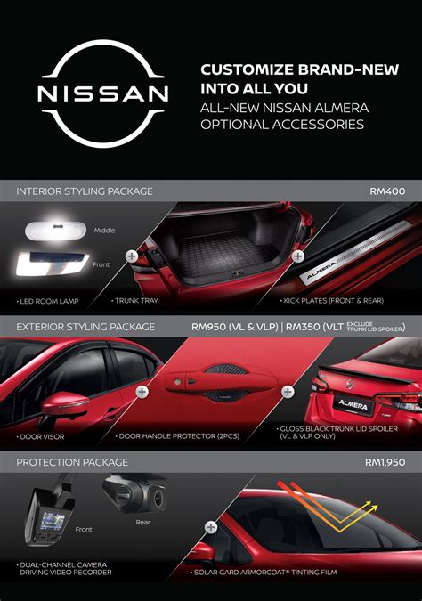 Nissan Almera 2020 – barisan aksesori asli diumum 2020-Nissan-Almera ...