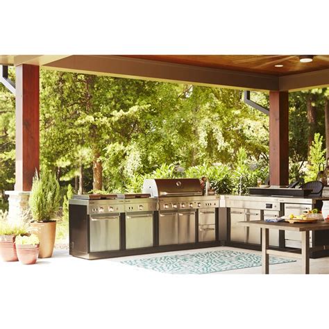 Char-Broil Modular Outdoor Kitchen Medallion Modular Corner Cabinet in the Modular Outdoor ...