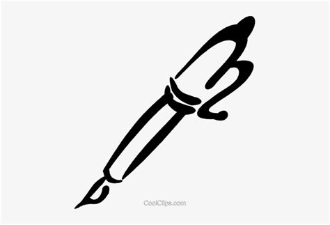 Fountain Pen Royalty Free Vector Clip Art Illustration - Ink Pen Vector Png Transparent PNG ...