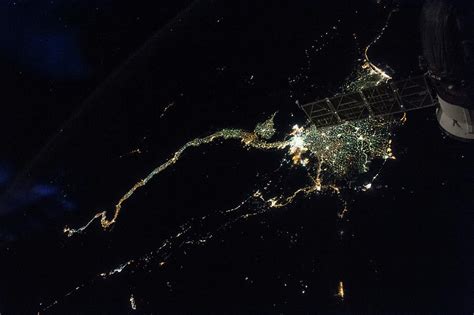 Nile River At Night Photograph by Nasa/science Photo Library - Fine Art America