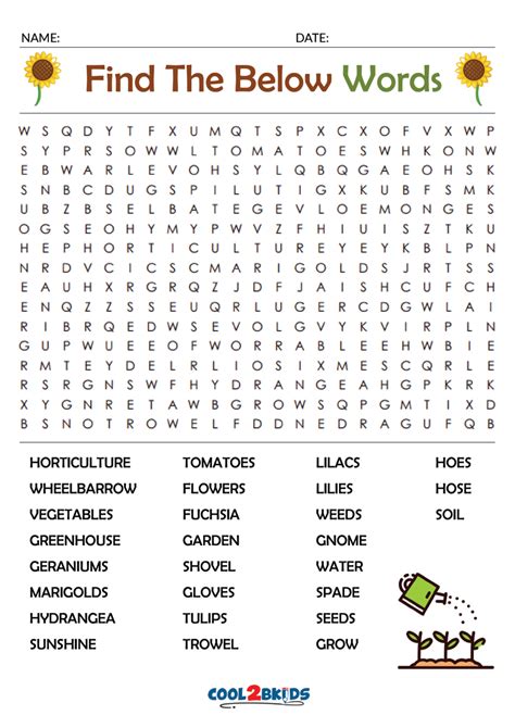 Fun Printable Word Search Puzzles For Adults