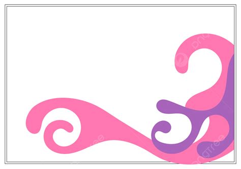 Purple And Pink Border Certificate Template Style Vector, Purple, Pink, Certificate PNG and ...