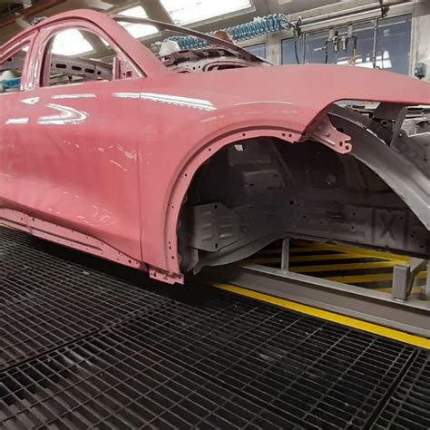 Ford по ошибке покрасил Ford Mustang Mach-E в розовый цвет жевательной резинки – AvtoTachki