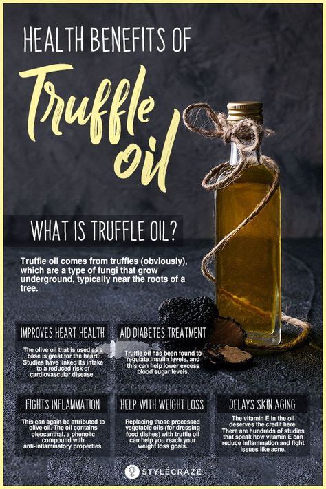 Is Truffle Oil Really Healthy? 7 Significant Benefits + Preparation Tips | Truffle oil, Fish oil ...