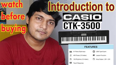 Casio CTK 3500 || know all about this keyboard || with USB port and Pitch bender wheel - YouTube