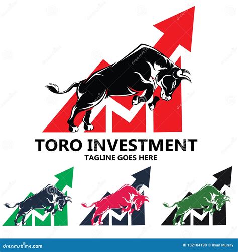 Powerful Stock Market Bull Silhouette Vector Design Logo | CartoonDealer.com #132104190