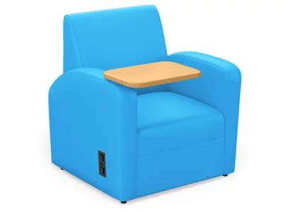 Flex-Space Comfy Chair with Desk & Power Zone | Lakeshore® Furniture
