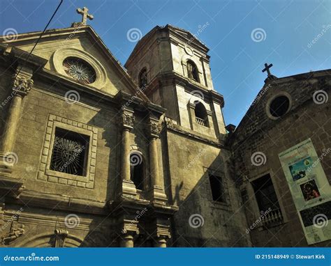 Churches of Intramuros, Manila Stock Image - Image of southeast, travel ...