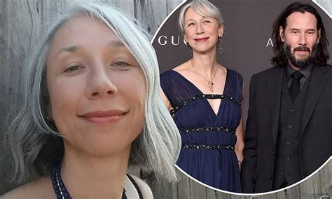 Keanu's girlfriend Alexandra explains why she lets her hair stay grey ...