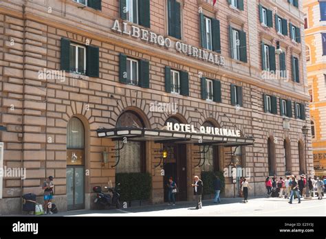 Rome Italy 2014 - Hotel Quirinale in Via Nazionale Stock Photo: 70201814 - Alamy