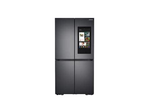 Black Stainless Steel 29. cu. ft. 4-Door Flex Family Hub Fridge | Samsung US