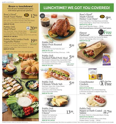 Publix Weekly Ad Sep 4 – Sep 10, 2019