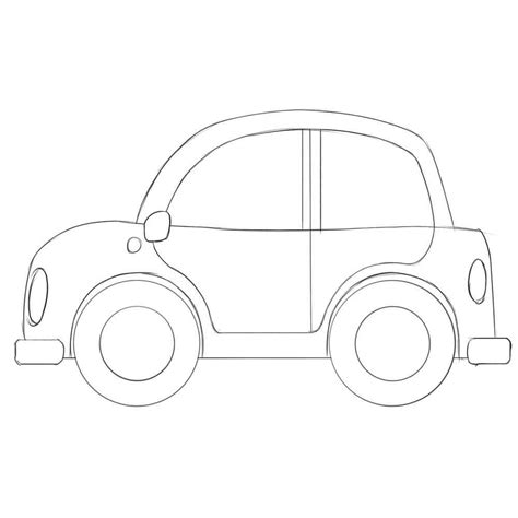 How to Draw a Cartoon Car