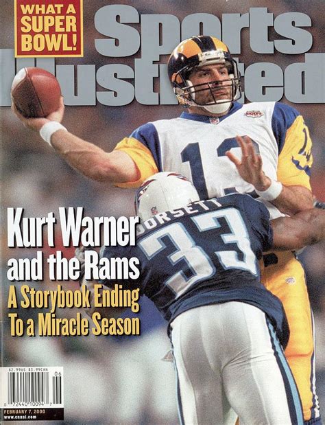 St. Louis Rams Qb Kurt Warner, Super Bowl Xxxiv Sports Illustrated ...