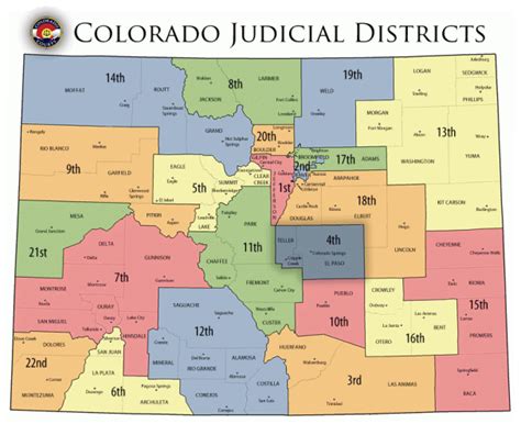 Colorado Judicial District Map | Colorado Judicial Branch