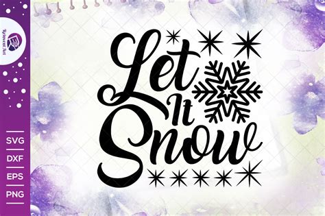 Let It Snow SVG Cut File | Christmas Svg | Christmas Snow Svg ...