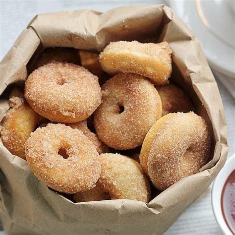Mini Baked Donut Recipe, Cinnamon Sugar Mini Donuts- Baker Bettie