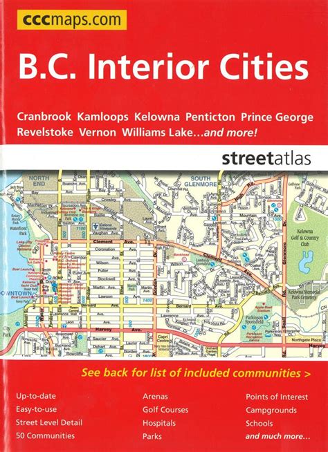 Buy map: British Columbia Interior Cities Street Atlas by Canadian – YellowMaps Map Store