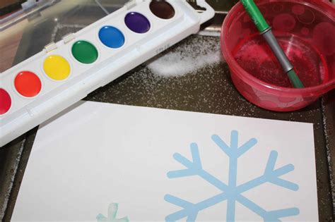 Snowflake Salt Painting- A Winter Themed Project You'll LOVE – The Salty Mamas