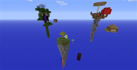 Sky island survival the adventure begins Minecraft Project