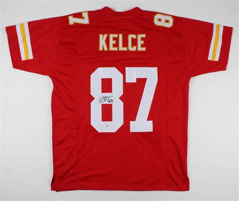 Travis Kelce Signed Jersey (Beckett COA) | Pristine Auction