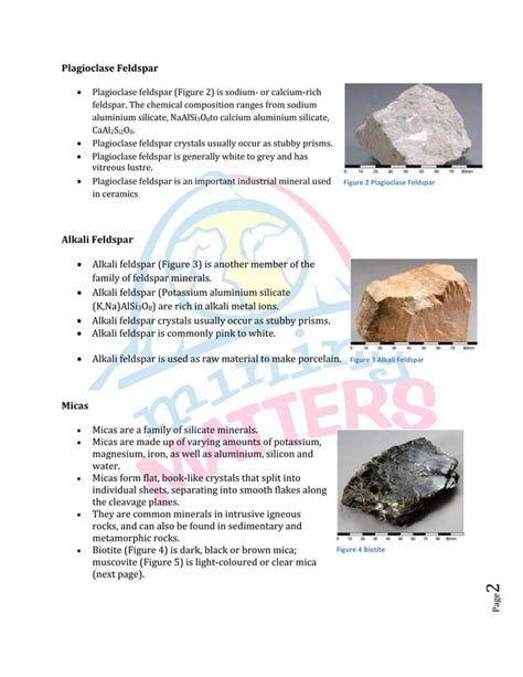 Six Common Rock-Forming Minerals