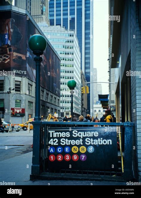 Times Square 42nd Street Subway Station Manhattan New York NYS USA ...