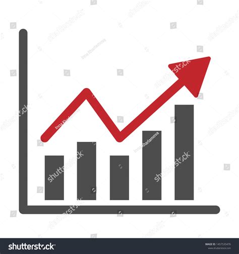 Growing Bar Graph Clipart Icon Vector Stock Vector (Royalty Free ...